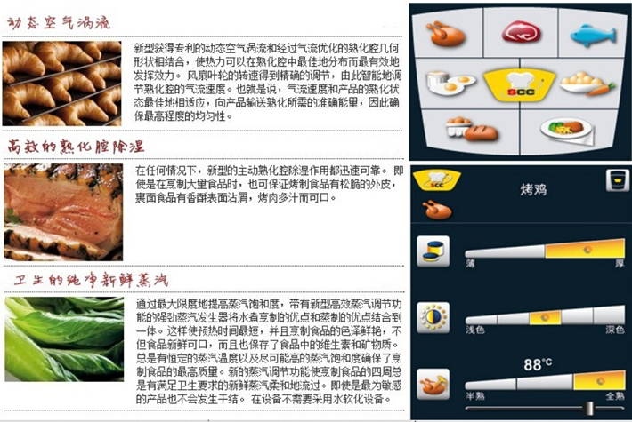 萬(wàn)能蒸烤箱功能特點(diǎn)